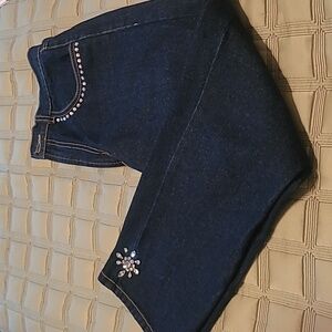 Karen Kane Studded dark jeans